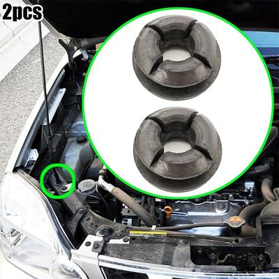 2Pcs Hood Support Rod Grommet For Nissan Quest Stanza Hardbody Pickup 65512R3000