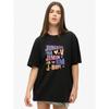 Kpop BTS Mitglieder Namens T-Shirt, Süßes Buntes Herz Grafik-T-Shirt, Jimin Jungkook V Suga Jin RM J-Hope Kurzarmshirt, Oversized Oberteil Geschenk für ARMY