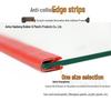 Striscia Anti-Collisione in Gomma a Forma di U: Sigillo per Bordi in Vetro con Isolamento Acustico e Inserto Decorativo.