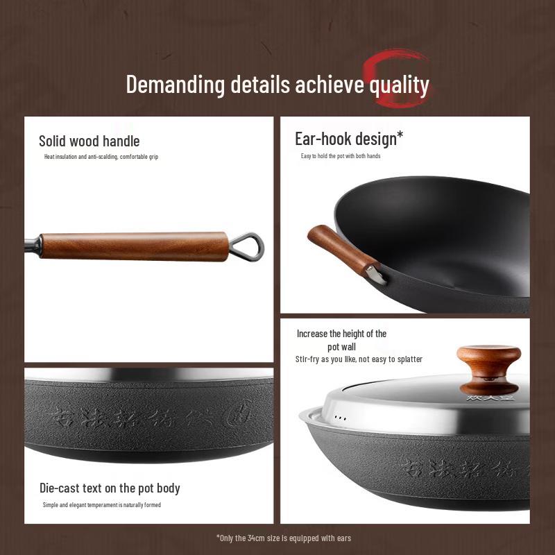 COOKER KING Heritage Cast Iron Frying Pan