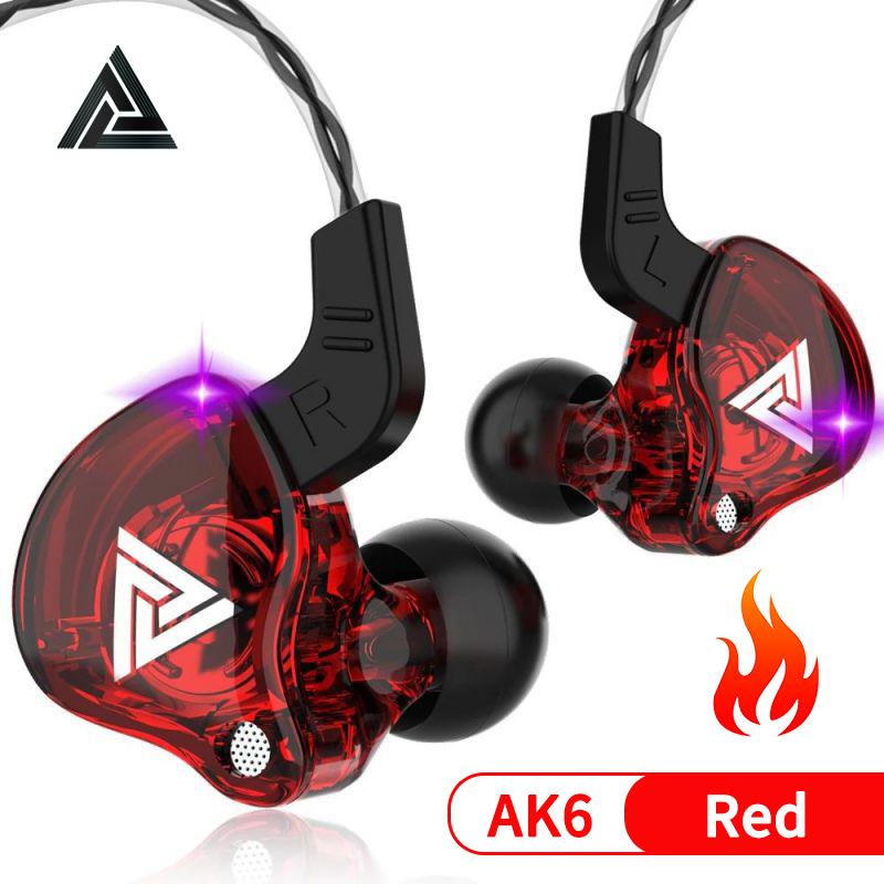 Original QKZ AK6 ARES/DMX/AKX Kopfhörer HIFI Schwerer Bass In-Ear-Monitor Kabelgebundene Kopfhörer mit Mikrofon Geräuschunterdrückung Sport Spiel Musik