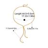 Yori Stainless Steel Rice Bead Tassel Y Chain Necklace for Women Rust Proof Metal High Quality Trendy Jewelry