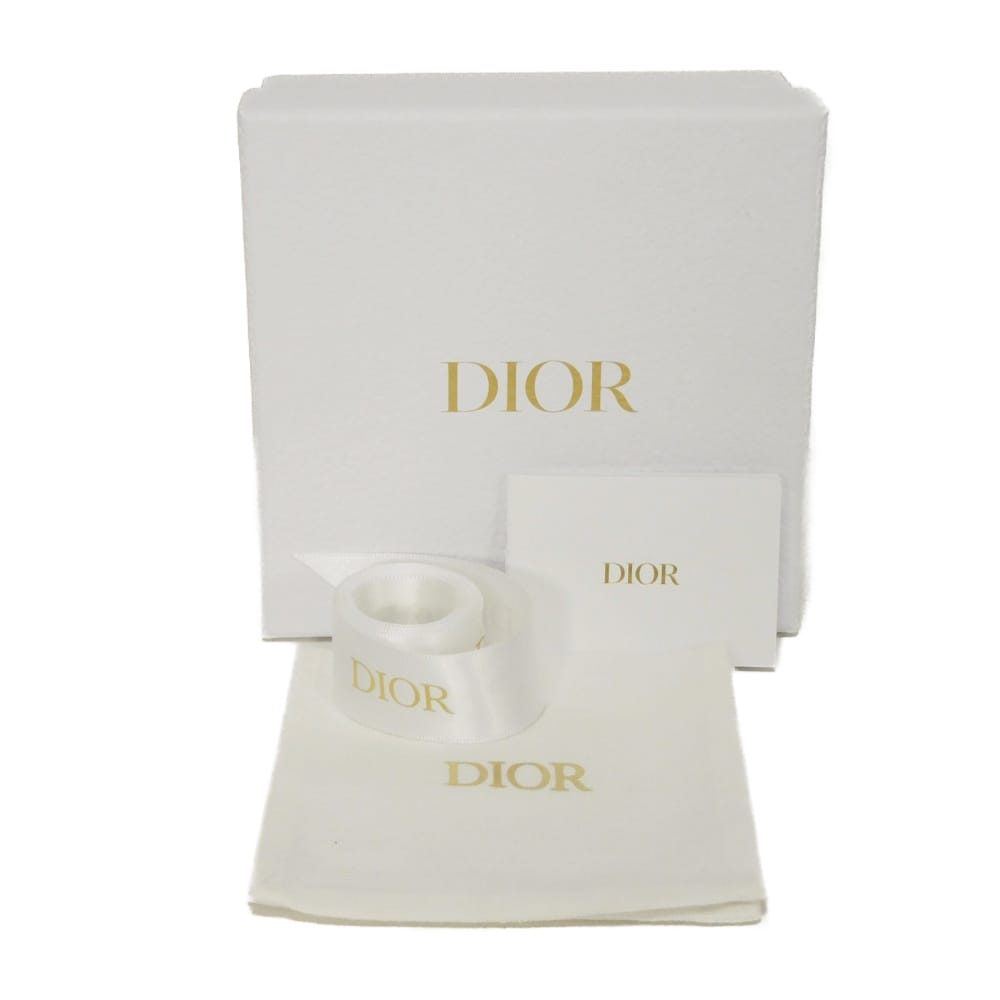 Used 10656 Logo Dice B2833WOMLQ_D97P 7986 Cube Dice Medallion Code Ivory D-Dice Resin Pearl Black Women's from Japan