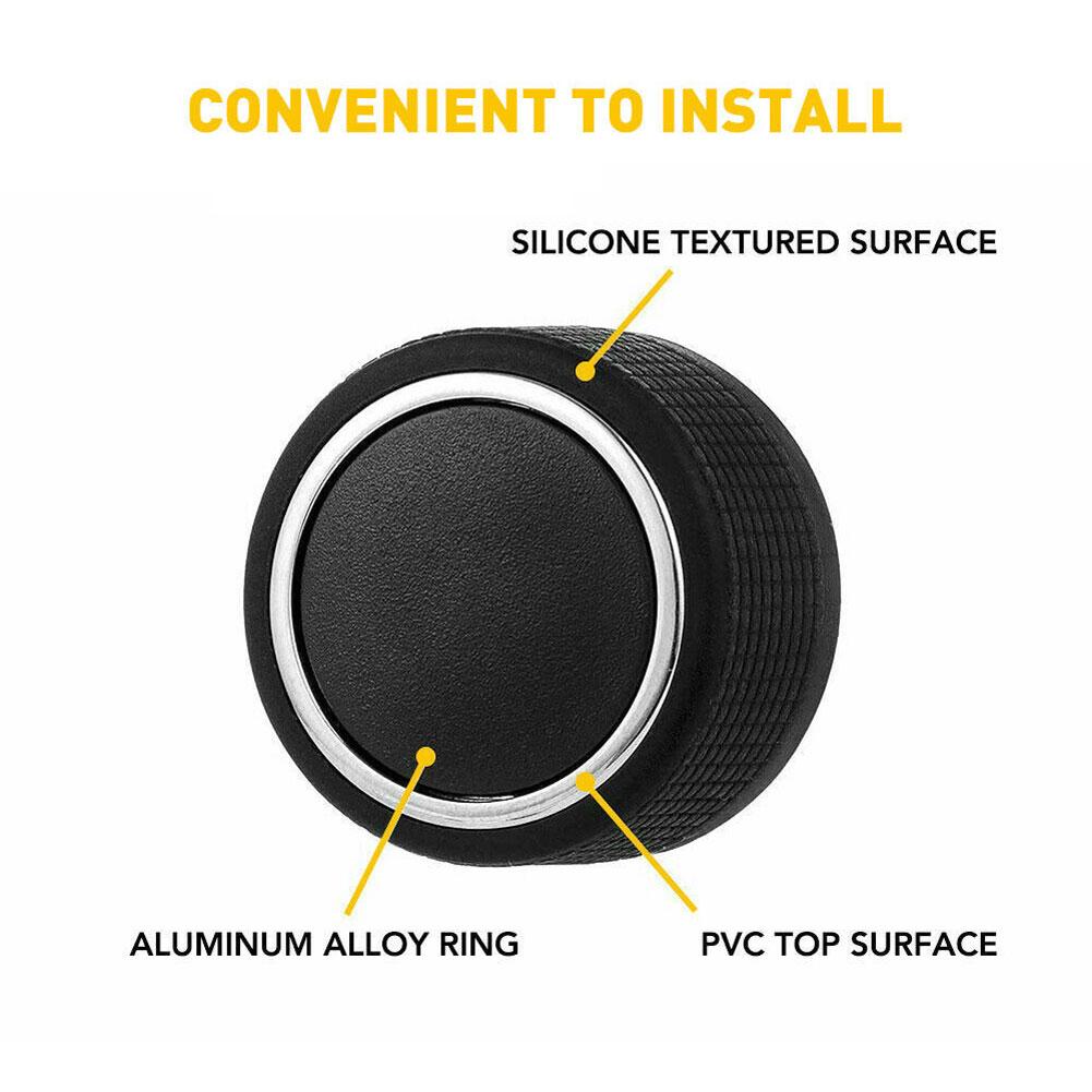 2/1PCS Car Audio Radio Volume Control Knob Dial Tuner For 07-13 Chevy Tahoe Silverado Gmc Acadia Sierra Denali Yukon Gm