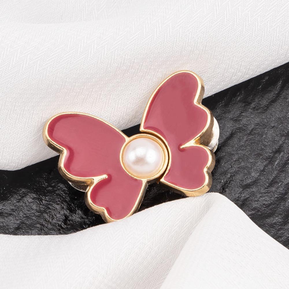 Butterfly Jeans Button Adjustable Clips, Waist Tightener Buckle for Pants & Skirts, Retractable Snap Button Adjuster