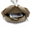 Homens Canvas Messenger Crossbody Ombro Bolsa Sling Bolsas Escolares Para Esportes Ao Ar Livre Viagens Caminhadas