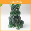 Crystal Obsidian Yellow Quartz Snow Snautery Dog Figurine For Home Decor And Gift Giving