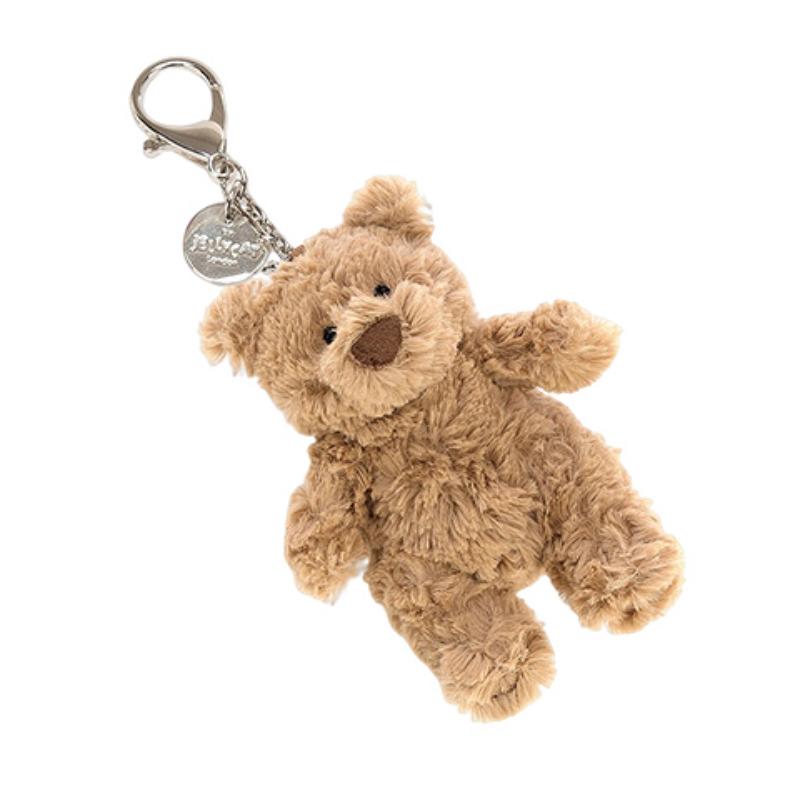 JELLYCAT Bartholomew Bear Animal Bartholomew Bear Bag Charm Doll Plush Pendant Sitting 12cm High