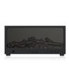 3D Fireplace Aroma Diffuser with Remote Control: Dynamic Flame Humidifier & Seven-Color Ambient Light for Home/Desktop