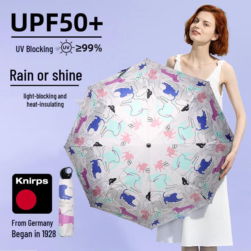 Knirps Three-Fold UV Protection Sun Umbrella