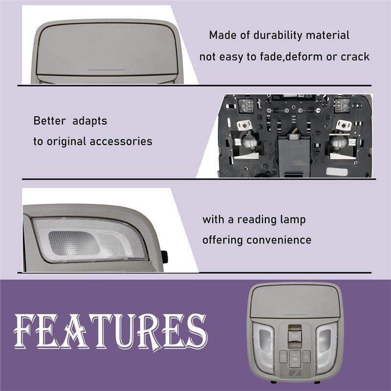 Sunglasses Holder Sunroof Switch Dome Dome Reading Light Assembly 92800-D8110 92800D8110 For Kia KX3 Seltos