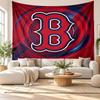 Boston Red Sox Wall Tapestry, Soft Fabric Wall Hanging, Decorative Backdrop For Bedroom Home Wall Art