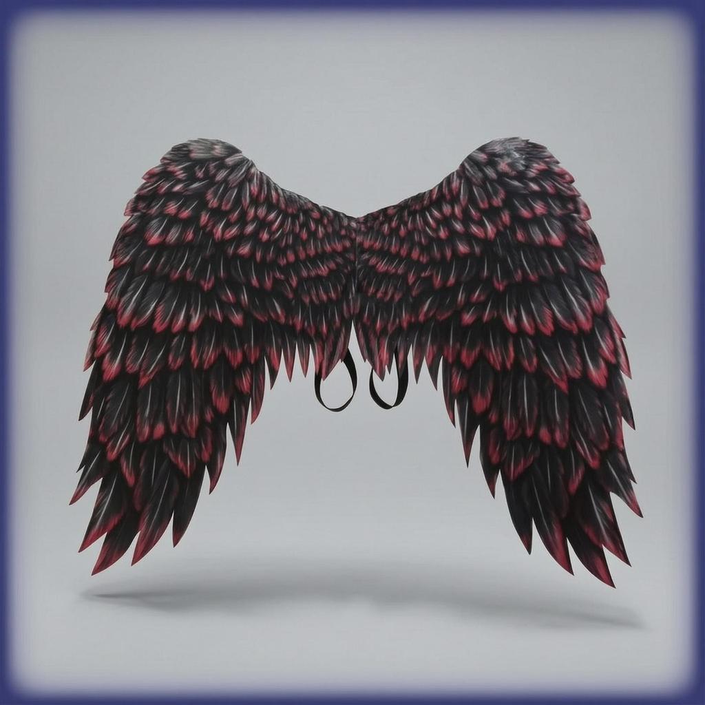Angel Wing with Elastic Straps Foldable Lightweight Accessory for Cosplayers, Halloween,