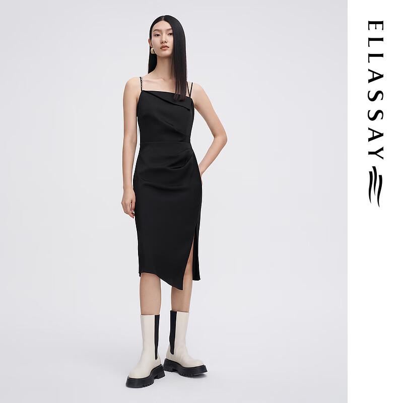 

ELLASSAY Elegant Pleated Spaghetti Strap Dress XS