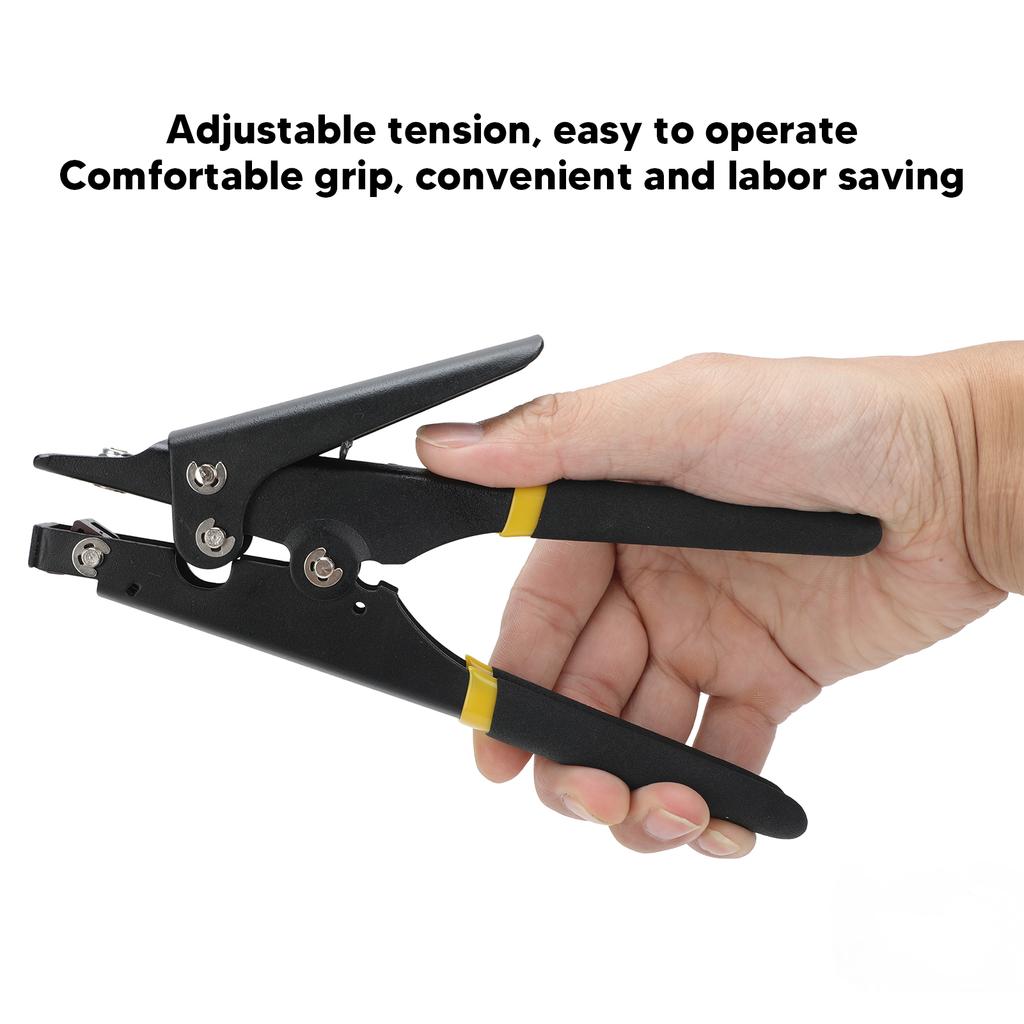 Portable Cable Tie Gun with Adjustable Tension - Steel Tool for Plastic Zip Ties (Durable, Easy To Use)