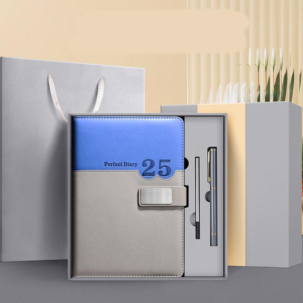 Notatnik biznesowy A5 ze skórzaną klamrą, dziennik spotkań roboczych, notatnik przedmiotowy ucznia, pogrubiony pamiętnik, liniowane strony, dziennik podróży