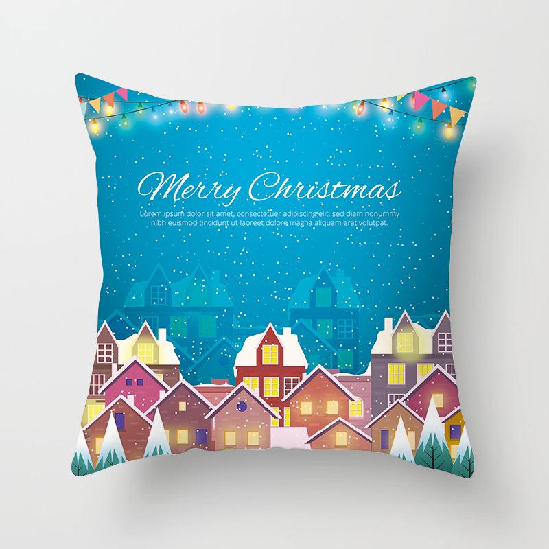 Home Furnishings Christmas Simple Sofa Pillow Cases