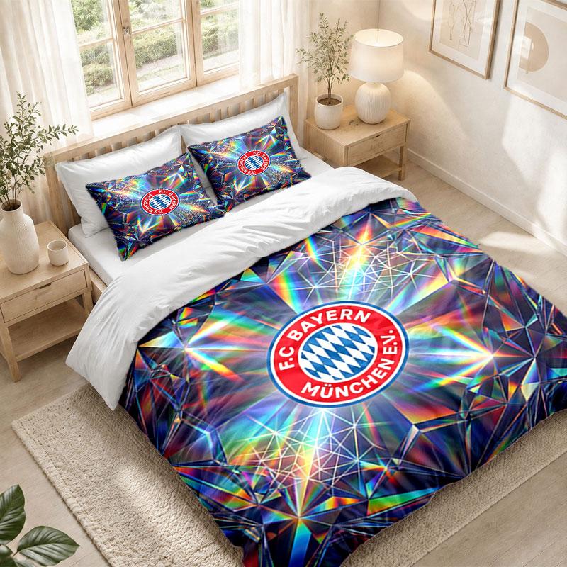 Sengetøjssæt 1 Dynebetræk 2 Pudebetræk Bayern München Print Soveværelse Boligindretning