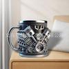 FOR  V8/V6 Engine Block Resin Mug High-End Mechanical Art Cup Car Lover Gift