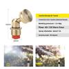 Fine Mist High-Pressure Copper Nozzle for Dust Control and Cooling In Construction and Agriculture