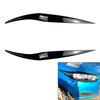 1 Pcs Car Front Headlight Eyebrow Cover Trim For Ford Fiesta MK6.5 2013-2017