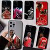 Basketball J-Jordan 23 Phone Case For iPhone 17,16,15,14,13,12,11 Plus,Pro Max,XS,Soft Silicone Black Cover