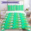3pcs Duvet Cover Set (1*Duvet Cover + 2*Pillowcase, Without Core), Yoshi Print Soft All‑Season Bedding Set, Home Bedroom Decor Gift
