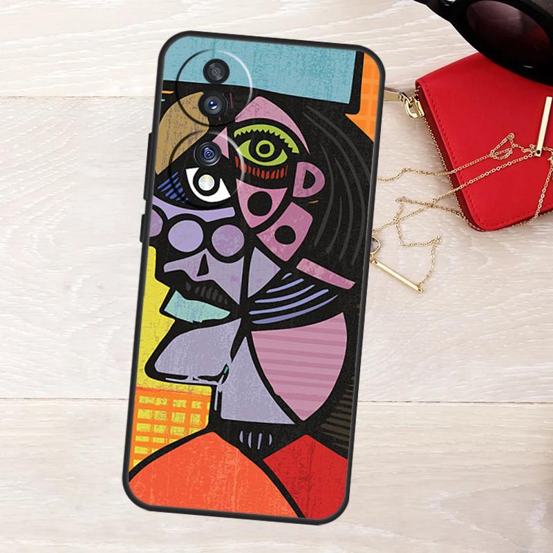 Picasso Abstract Art Painting Case For Honor 200 400 Pro 50 70 90 Lite X9a X9b X9c X9d X8a X8b X8c Magic 5 6 7 8 Pro Cover