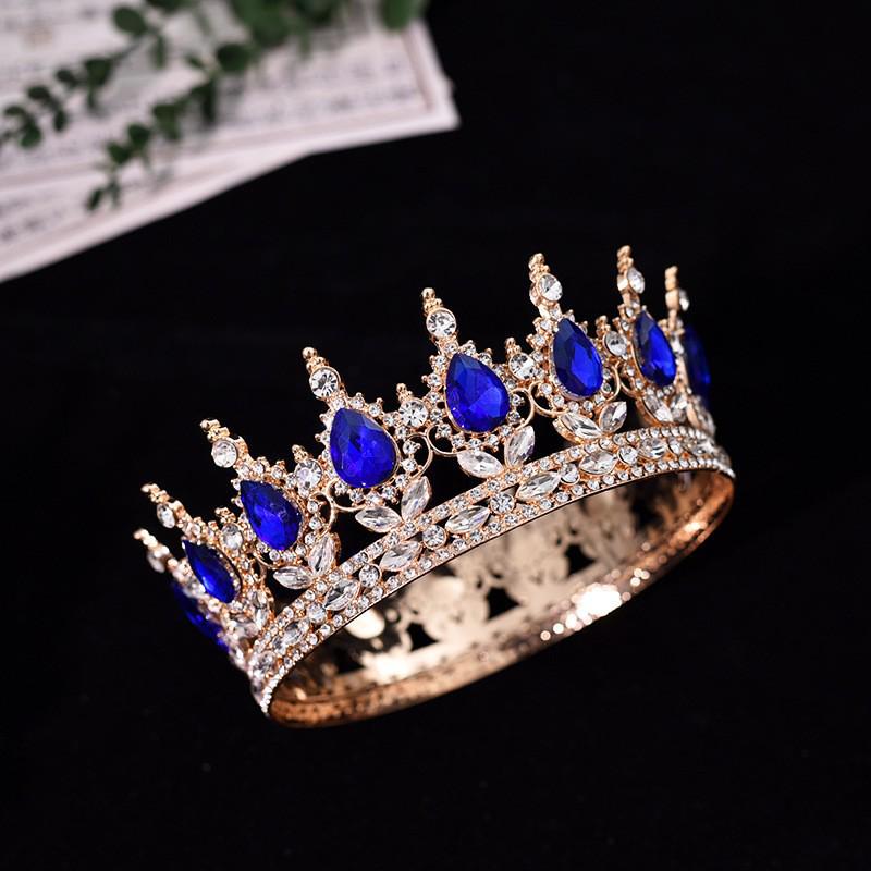 Elegancka Korona Hebanowa na Wesela i Specjalne Okazje white