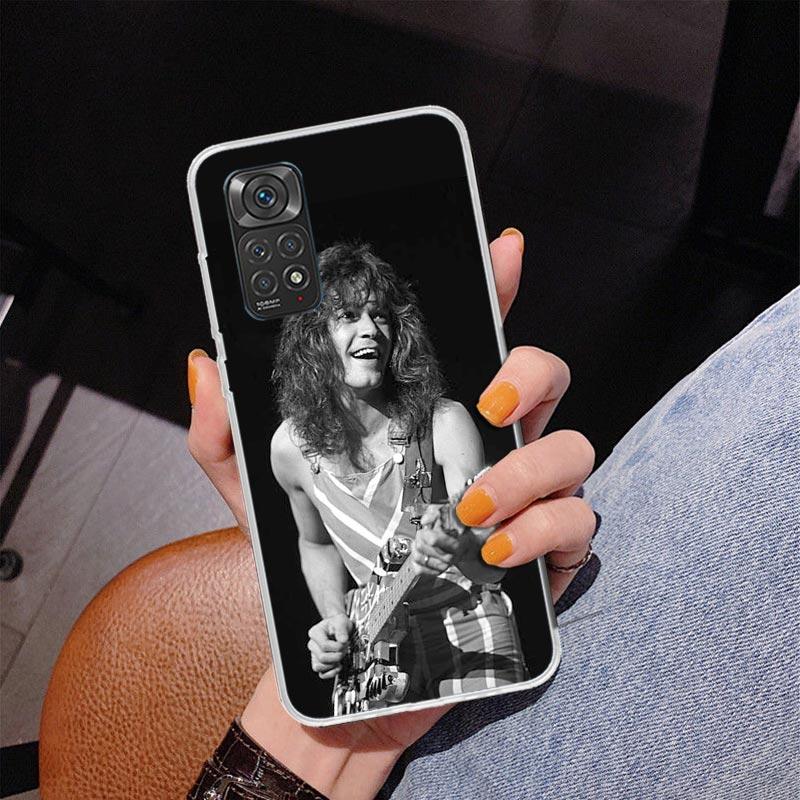 Eddie Van Halen Graphic Guitar Phone Case For Xiaomi Redmi Note 15 14 13 12S 12 11 Pro Plus 14S 11S 11E 10 10S 11T 5G Personaliz