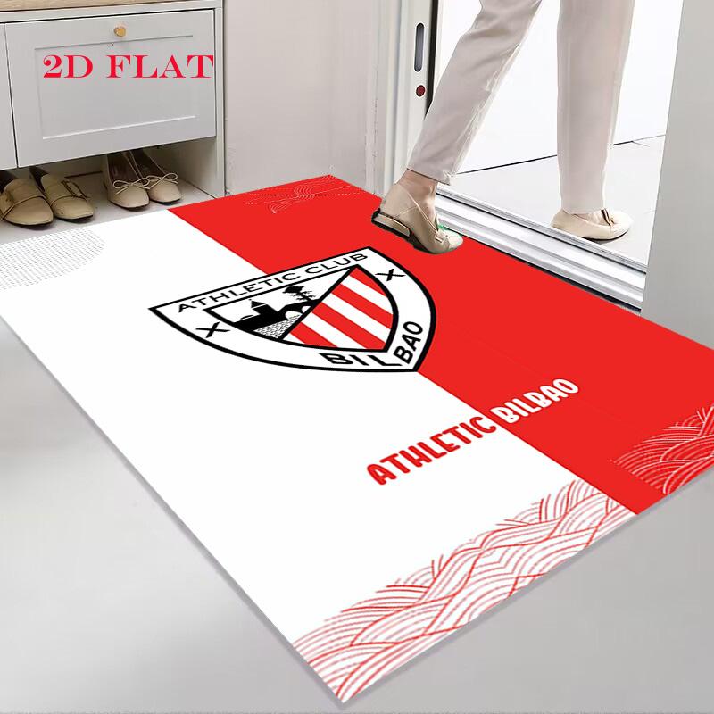 Bilbao logo Carpet Rug for Living Room Bedroom Home Sofa Decoration,Kids play Nonslip Floor Mat