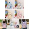 Adorable Cartoon Bear Backpack For Kids Stylish Kindergarten Book Bag In Blue And Pink