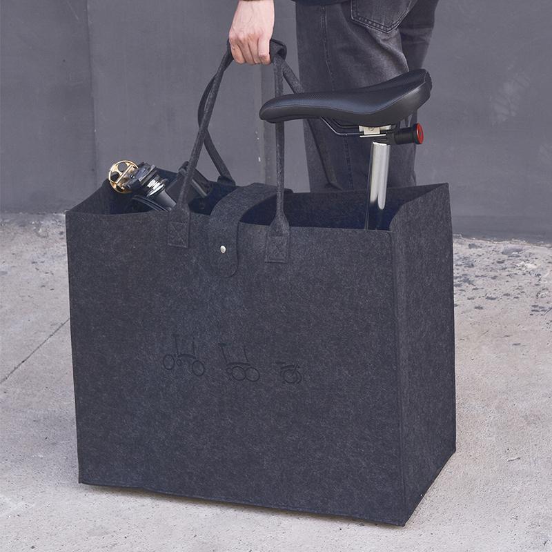 1 Pezzo Borsa Leggera alla Moda Pieghevole per Deposito Bici da 14-16 Pollici per Borsa da Tote Borsa da Trasporto Bicicletta