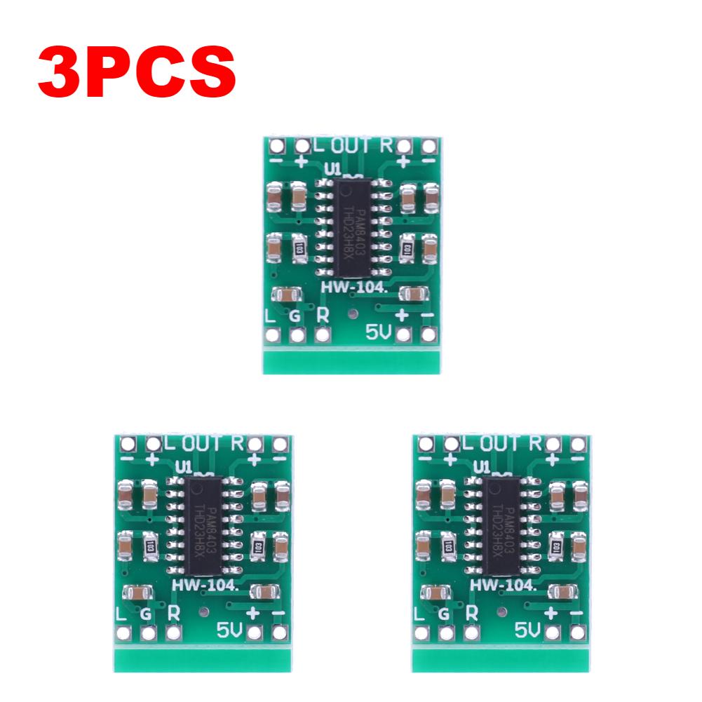 PAM8403 Module Audio Speaker Sound Amplifier Board Class D Super Mini Digital Amplifier Board DC2.5-5.5V Power Supply