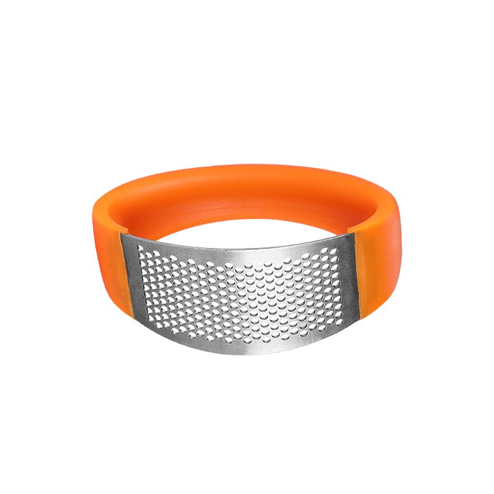 

Garlic Press Stainless Steel Household Manual Handled Garlic Mincer Kitchen помаранчевий