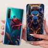 Transparent Casing For Realme 5 Pro Cover Fashion Cartoon Cute Funny Painted Soft Phone Case RMX1973 RMX1971