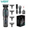 Hair Salon Electric Hair Clipper New High-quality LCD Digital Display Metal Body Dedicated Men's Oil Hair Clipper Brushless Motor Long Life