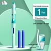 Erasable Heat-Sensitive Fountain Pen for Third-Graders, Ergonomic Design with Replaceable Crystal Blue Ink Cartridge