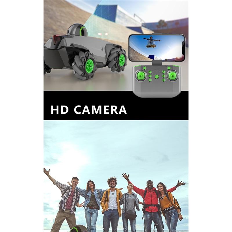 RC Car 1:20 With Video 2.4G WIFI FPV HD Camera Car 360° Rotation Stunt Camera Car Kids boy toys