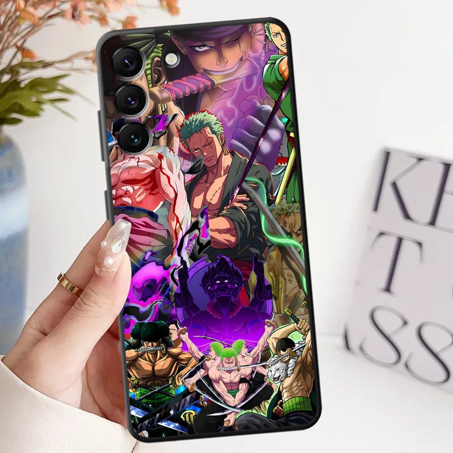 Phone Cover Case for Samsung Galaxy A73 A51 A52 A36 A32 A26 A72 A25 A71 A53 A35 A22 A23 A55 A41 A24 One Piece Fashion Luffy Zoro
