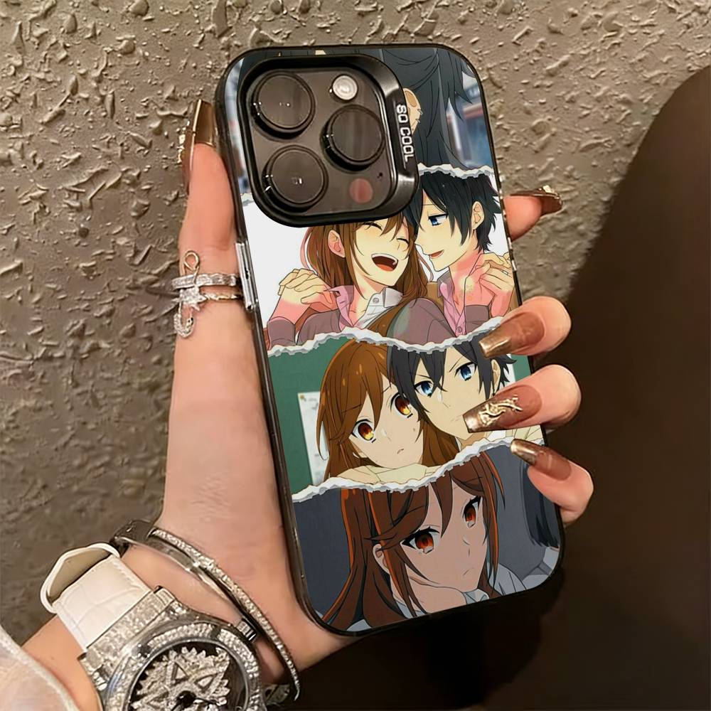 Чехол для телефона Horimiya Kyouko Hori Izumi Для iPhone 17,16,15,14,13,12,11 Plus,Pro Max,XS,Разноцветный Серебристый Чехол для телефона Funda Cover iPhone14