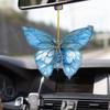 Cute Acrylic Butterfly Hanging Ornament For Car Rearview Mirror And Backpack Keychain