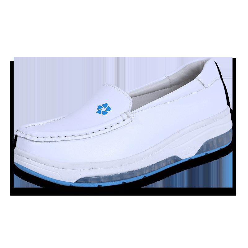 

Женские туфли медсестры из коровьей кожи на воздушной подушке, удобная мягкая подошва, дышащие и не вызывающие запаха ног, плоская подошва, не вызывающая усталости ног, толстая подошва для медицинского ухода 41