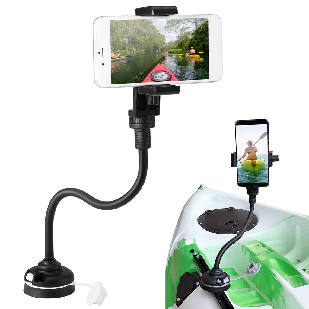 AUXPhome Supporto Universale 3 In 1 Per Kayak – Per GoPro, Fotocamera E Smartphone
