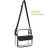 PVC Clear Shoulder Bag Waterproof Crossbody Messenger Bag Casual Beach Tote Bag  Summer