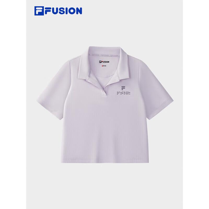 FILA FUSION Women s Knitted Short Sleeve Polo Shirt S