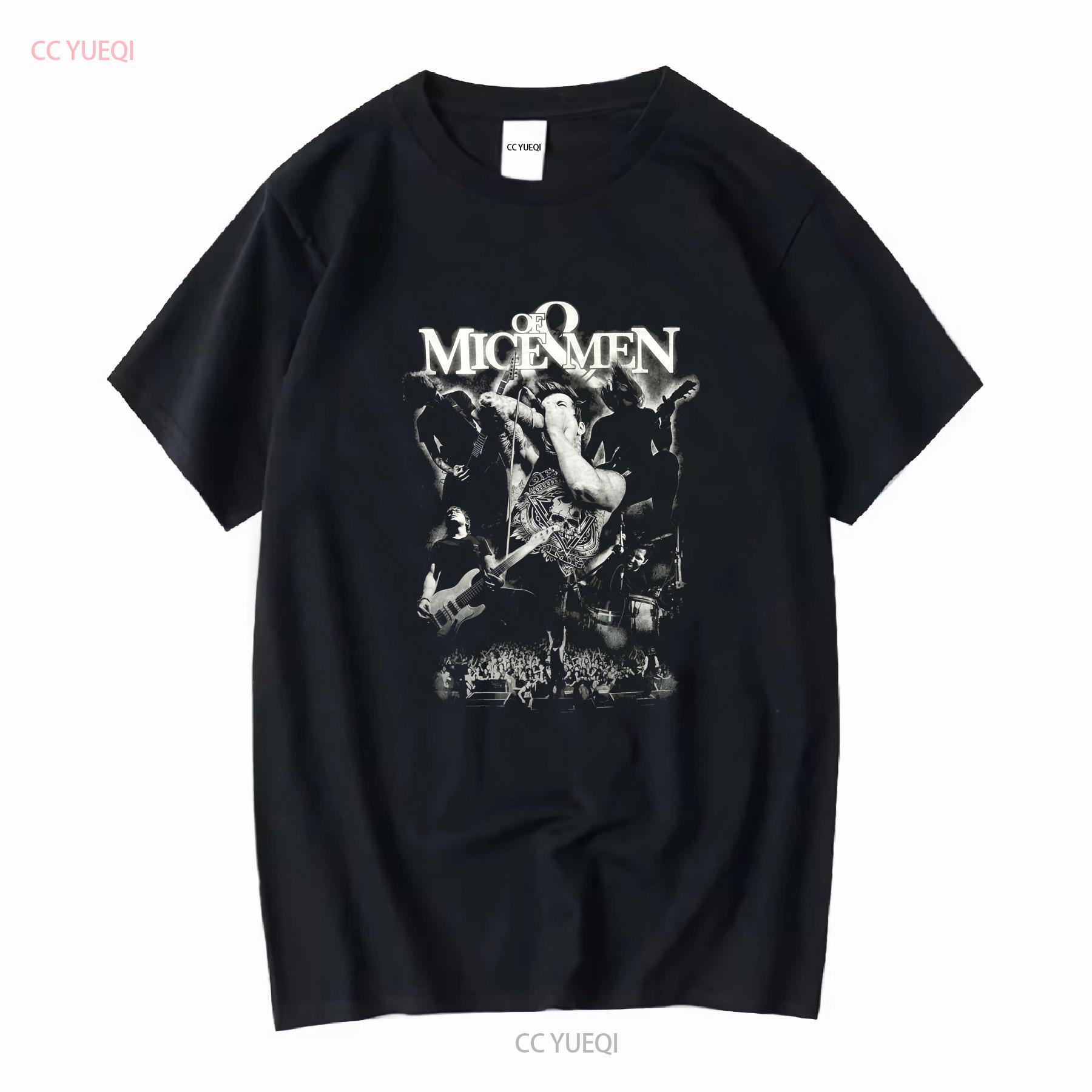 

Of Mice Men Band T Shirt Small Hardcore Metal Black vintage Washed Unisex Stylish Versatile Soft Top For Everyday Wear graphic 4XL