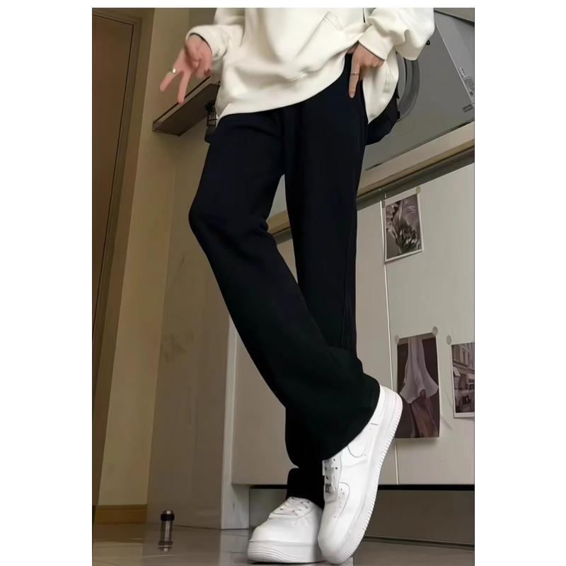 

Брюки чистого белого цвета, джинсы слегка расклешенные, мужская зауженная версия, облегающие брюки, прямые брюки с высокой посадкой, брюки высокого качества 3XL чёрный