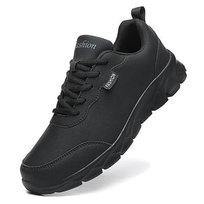 Men Running Shoes Leather Waterproof Athletic Sneakers Men Wear-resistant Men Walking Sport Shoes