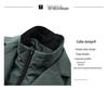 Men's Warm Down Jacket with Detachable Collar - Autumn/Winter Casual Fashionable Suit Style, Fake Two-Piece Design.
